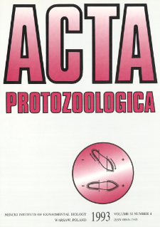 Acta Protozoologica, Vol. 32, Nr 4 !993)