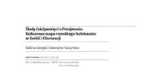 Ślady (nie)pamięci o Porajmosie. Kulturowa mapa romskiego holokaustu w Serbii i Chorwacji