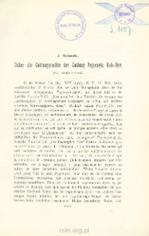 Ueber die Gattungsrechte der Gattung Pegomyia Rob.-Dsv.