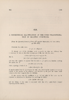A geometrical illustration of the cubic transformation in elliptic functions