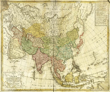 Charte von Asien nach den bew&auml;hrtesten astronomischen Beobachtungen, den neusten Reisen und und den vorz&uuml;glichsten Charten insonderheit aber der Geographie des Hrn I. C. Gatterers