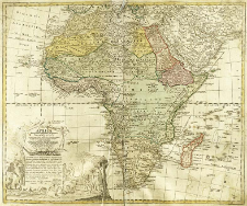 Africa : Secundum legitimas Projectionis Stereographicae regulas et juxta recentissimas relationes et observationes in subsidium vocatis quoque veterum Leonis Africani Nubiensis Geographi [...]