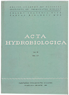 Environmental characteristics of affluents of the Dobczyce Reservoir (Southern Poland) in the preimpoundment period (1983-1985) 1. Some physico-chemical indices
