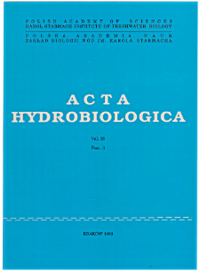 Particulate organic matter in the high mountain stream Sucha Woda (the High Tatra Mts, Poland)