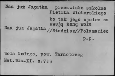 Przezwiska i przydomki ludowe XIX i XX w.; N