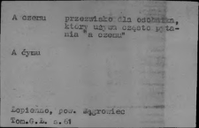Przezwiska i przydomki ludowe XIX i XX w.; Powiedzonka
