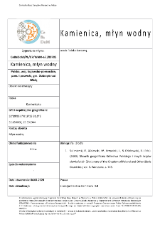 Kamienica, watermill