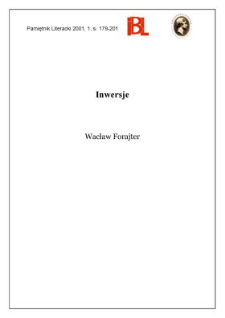 Inwersje