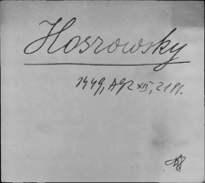 Kartoteka Słownika staropolskich nazw osobowych; Hoszo - Hub