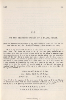 On the Sextactic Points of a Plane Curve
