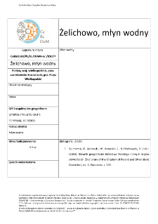 Żelichowo, watermill