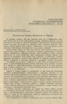 Biologiczny Instytut Badawczy w Tihany