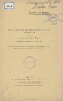 H&ouml;hlensehnecken aus S&uuml;ddalmatien und der Hercegovina