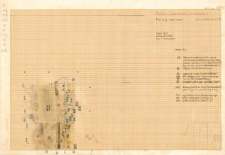 KZG, VI 301 C D, plan archeologiczny wykopu