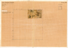 KZG, VI 301 D, plan archeologiczny wykopu