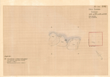 KZG, VI 301 B, plan archeologiczny wykopu