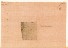 KZG, VI 302 C, plan archeologiczny wykopu
