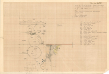 KZG, VI 302 C, plan archeologiczny wykopu (szkic)