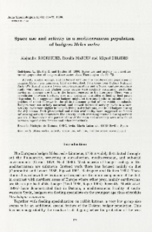 Space use and activity in a mediterranean population of badgers Meles meles