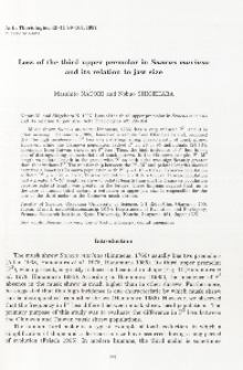 Loss of the third upper premolar in Suncus murinus and its relation to jaw size