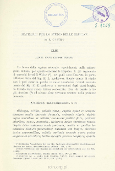 Materiali per lo studio delle Hispidae