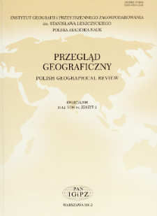 Geograficzne badania niepełnosprawności ze szczeg&oacute;lnym uwzględnieniem codziennej ruchliwości os&oacute;b niepełnosprawnych w przestrzeni miasta &ndash; część I = Geographical research on disability with special reference to daily mobility of disabled people in urban space &ndash; Part I