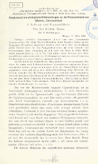 Vergleichend-morphologische Untersuchungen an den Podonominenlarven (D&iacute;ptera, Chironomidae) : I. Labrum und Pr&auml;mandibeln