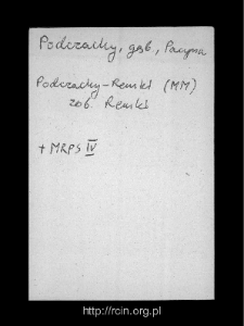 Podczachy. Files of Gostynin district in the Middle Ages. Files of Historico-Geographical Dictionary of Masovia in the Middle Ages