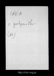 India. Files of Gostynin district in the Middle Ages. Files of Historico-Geographical Dictionary of Masovia in the Middle Ages