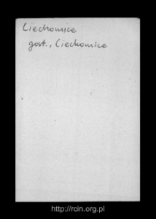 Ciechomice. Files of Gostynin district in the Middle Ages. Files of Historico-Geographical Dictionary of Masovia in the Middle Ages