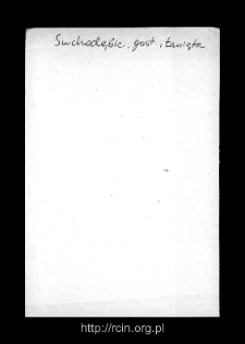 Suchodębie. Files of Gostynin district in the Middle Ages. Files of Historico-Geographical Dictionary of Masovia in the Middle Ages