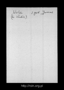 Wola. Files of Gostynin district in the Middle Ages. Files of Historico-Geographical Dictionary of Masovia in the Middle Ages