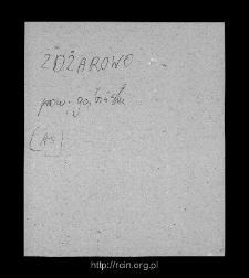 Żdżar&oacute;w. Files of Gostynin district in the Middle Ages. Files of Historico-Geographical Dictionary of Masovia in the Middle Ages