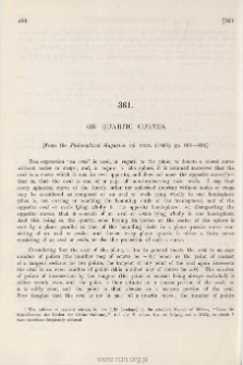 On Quartic Curves