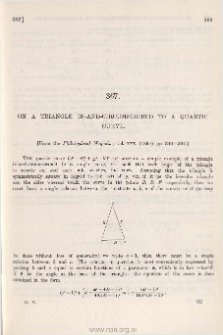 On a Triangle in-and-circumscribed to a Quartc Curve