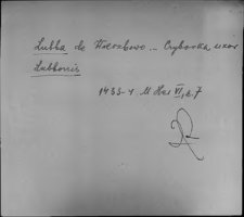 Kartoteka Słownika staropolskich nazw osobowych; Łu - Ły