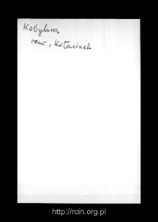Kobylin. Files of Rawa Mazowiecka district in the Middle Ages. Files of Historico-Geographical Dictionary of Masovia in the Middle Ages