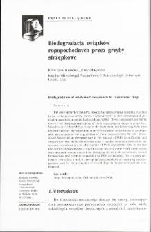 Biodegradation of oil-derived compounds by filamentous fungi