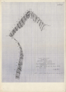 KZG, V 16 C D, 21 A B, plan archeologiczny wykopu