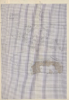 KZG, V 16 C D, 21 A B, plan archeologiczny wykopu