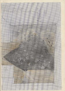 KZG, V 16 C D, 21 A B, plan archeologiczny wykopu