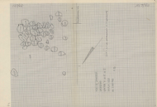 KZG, V 15 C, plan archeologiczny wykopu