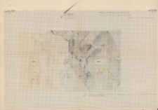 KZG, V 20 A C, plan archeologiczny wykopu