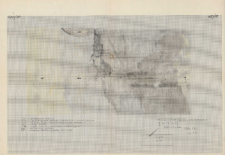 KZG, V 20 A C, plan archeologiczny wykopu