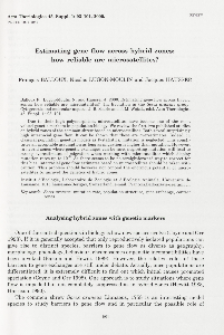 Estimating gene flow across hybrid zones: how reliable are microsatellites?