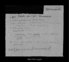 Naruszewo. Files of Sochocin district in the Middle Ages. Files of Historico-Geographical Dictionary of Masovia in the Middle Ages