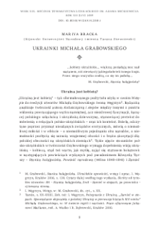 Ukrainki Michała Grabowskiego