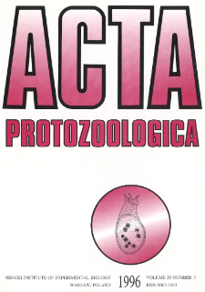 Acta Protozoologica, Vol. 35, Nr 3 (1996)