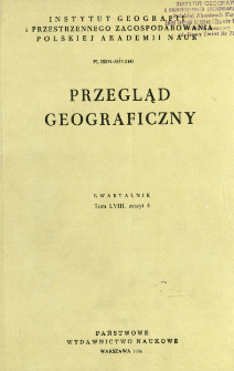 Przegląd Geograficzny T. 58 z. 4 (1986)