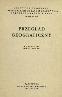 Przegląd Geograficzny T. 54 z. 1-2 (1982)